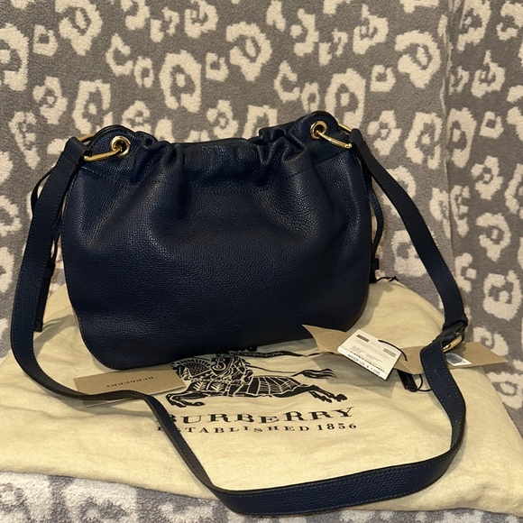 Authentic Burberry Small Bingley Derby House Check Crossbody in Blue 😍 New 😍 - Picture 14 of 17